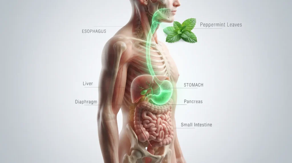 peppermint tea for digestion