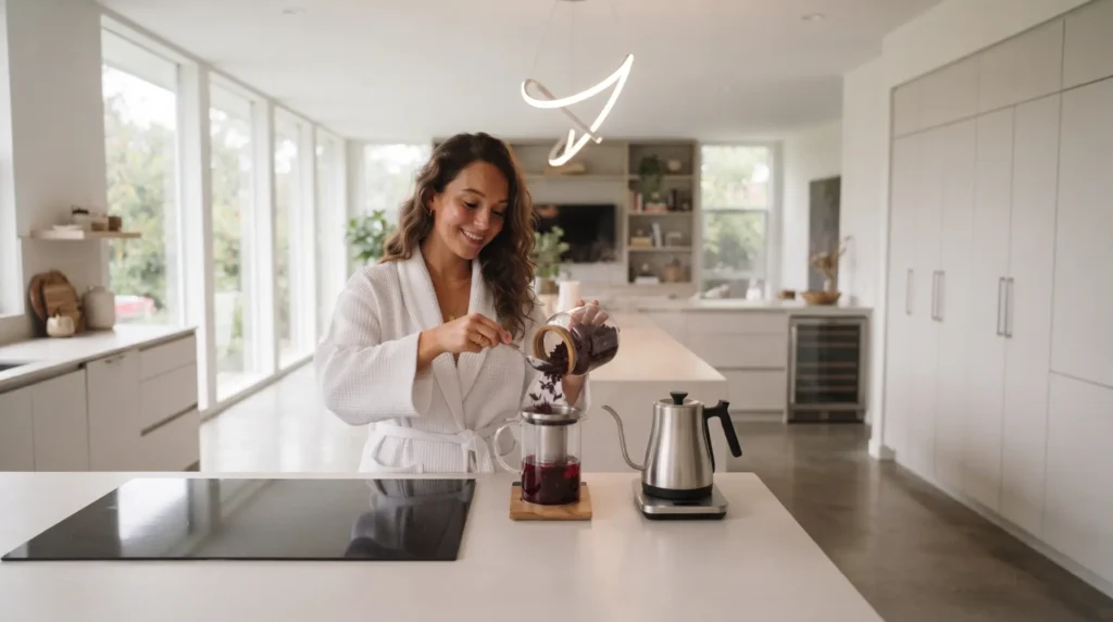 loose-leaf hibiscus tea