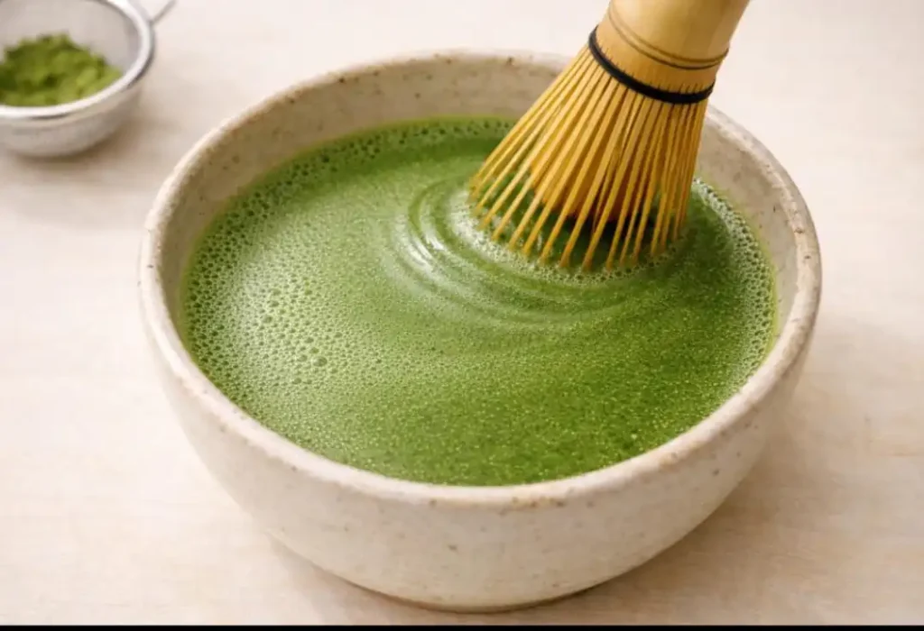 Japanese matcha tea ceremony